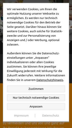 Vorschau der mobilen Webseite www.apart-kuechenstudio.de, Apart Küchenstudio