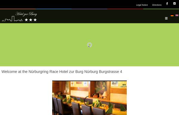 Vorschau von www.nuerburgring-hotel.de, Hotel zur Burg