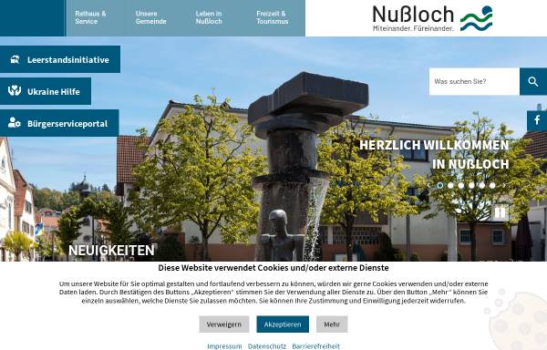 Vorschau von www.nussloch.de, Nußloch