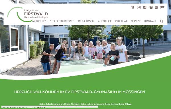 Vorschau von www.firstwald.de, Evangelisches Firstwald-Gymnasium
