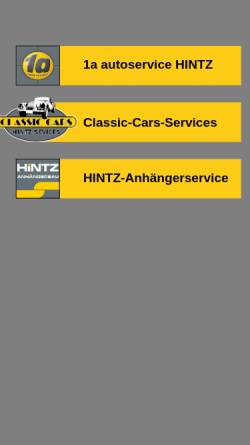 Vorschau der mobilen Webseite www.anhaenger-hintz.de, A. Hintz