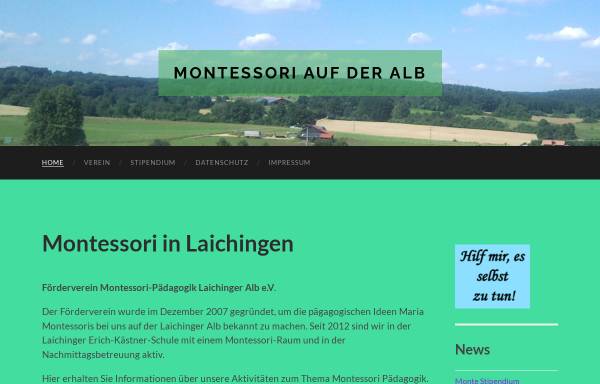 Vorschau von www.montessori-la.de, Förderverein Montessori-Pädagogik Laichinger Alb e.V.