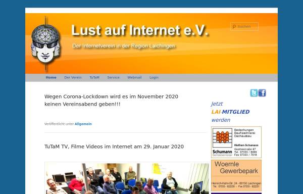 Vorschau von www.lai.de, Lust auf Internet e.V.
