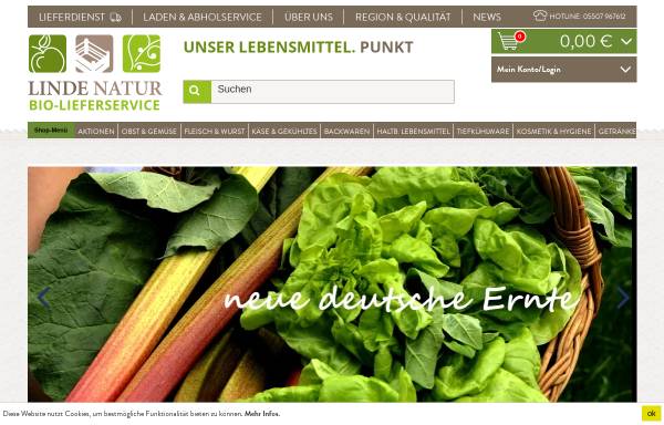 Vorschau von www.linde-natur.de, Linde-Natur