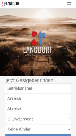 Vorschau der mobilen Webseite www.langdorf.de, Langdorf