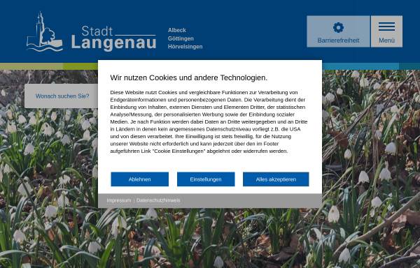 Vorschau von www.langenau.de, Langenau