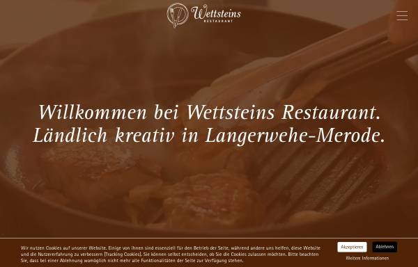 Vorschau von www.wettsteins-restaurant.de, Wettsteins's Restaurant