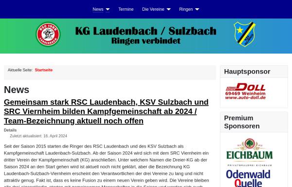 Vorschau von rkg-laudenbach-sulzbach.de, RSC Laudenbach 1908 e.V.