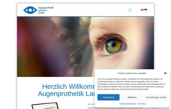 Vorschau von www.augenprothetik-lauscha.de, Augenprothetik Lauscha GmbH
