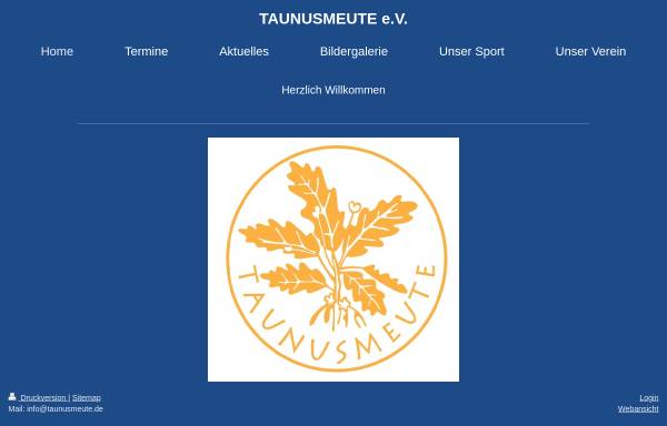 Vorschau von www.taunusmeute.de, Taunusmeute e.V.