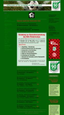 Vorschau der mobilen Webseite www.scgresaubach.de, SC 1930 Gresaubach
