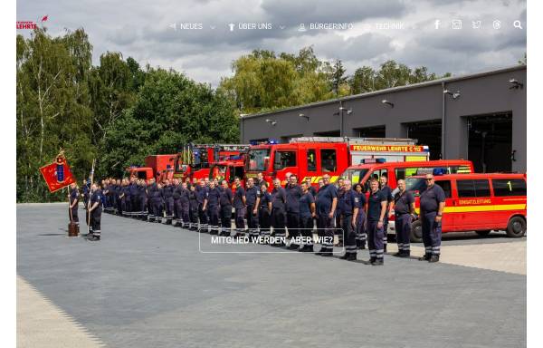 Vorschau von www.feuerwehr-lehrte.net, Freiwillige Feuerwehr Lehrte