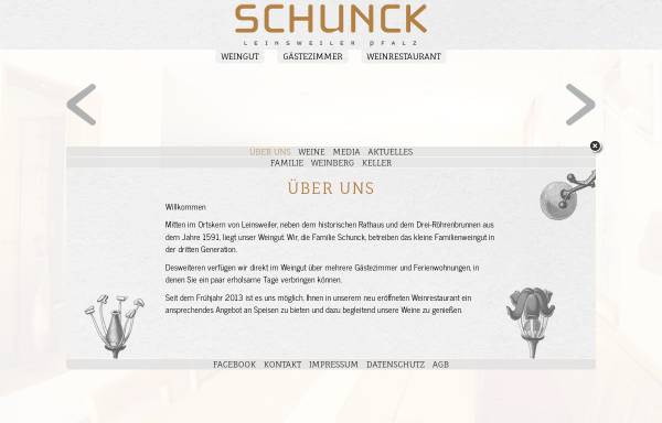Vorschau von www.weingut-schunck.de, Weingut Schunck