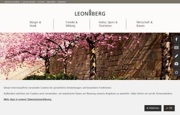 Vorschau von www.leonberg.de, Leonberg