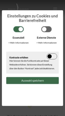 Vorschau der mobilen Webseite www.leutenbach.de, Leutenbach
