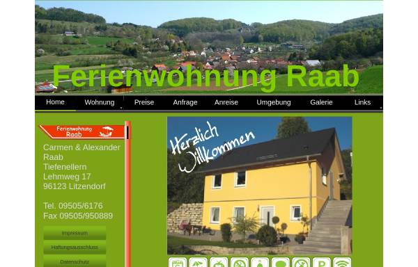 Vorschau von www.raab-ferienwohnung.de, Ferienwohnung Raab