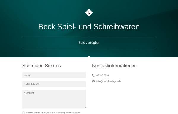 Vorschau von www.beck-loechgau.de, Beck, Raumausstattung - Spielwaren