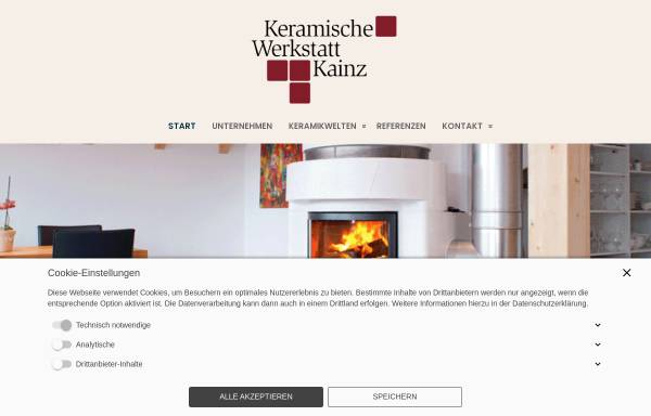 Vorschau von www.keramik-kainz.de, Keramische Werkstatt Kainz