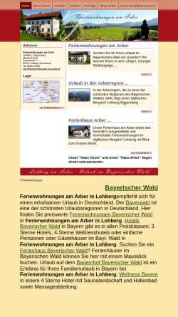 Vorschau der mobilen Webseite www.ferienwohnungen-am-arber.de, Ferienwohnung bei Kollmer-Frisch