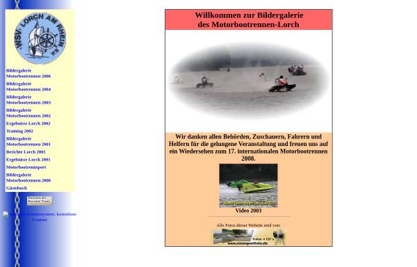 Vorschau von www.motorbootrennen-lorch.de, Motorbootrennen-Lorch