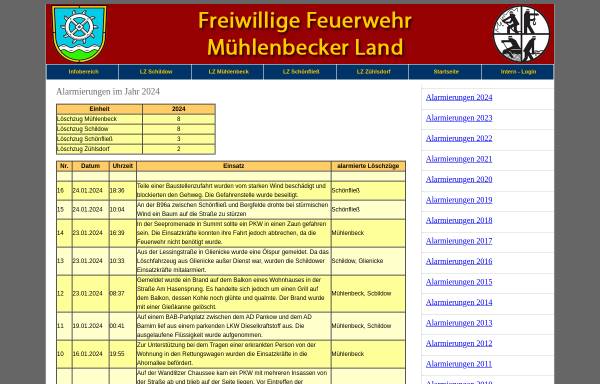Vorschau von www.ff-schildow.de, Löschzug Schildow