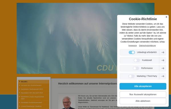 Vorschau von www.cdu-radeberg.de, CDU Radeberg