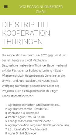 Vorschau der mobilen Webseite www.airseeder.de, Wolfgang Nürnberger GmbH