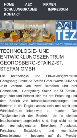 Vorschau der mobilen Webseite tez.co.at, St. Georgsberg
