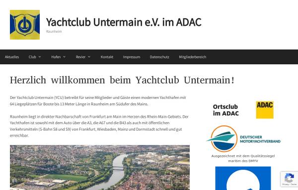 Vorschau von ycu-raunheim.de, Yacht-Club Untermain