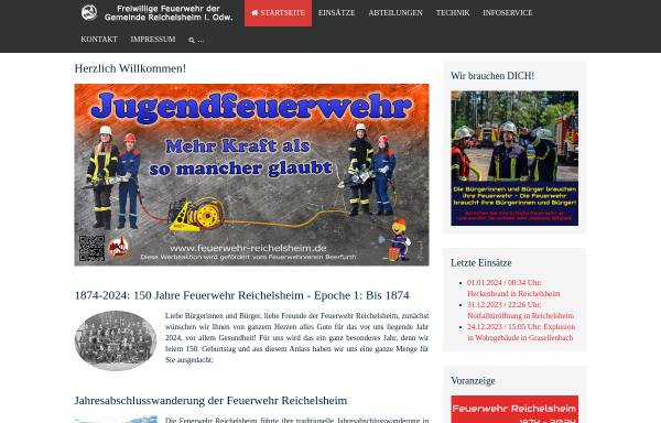 Vorschau von www.feuerwehr-reichelsheim.de, Feuerwehr Reichelsheim