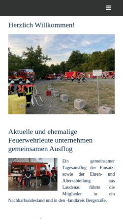 Vorschau der mobilen Webseite www.feuerwehr-reichelsheim.de, Feuerwehr Reichelsheim