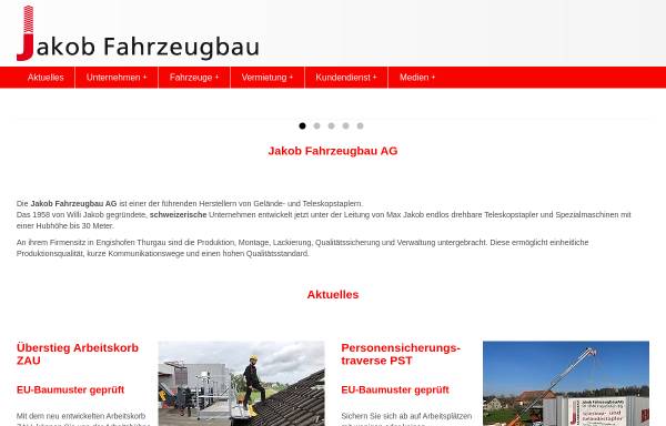 Vorschau von www.jakobfahrzeugbau.ch, Jakob Fahrzeugbau