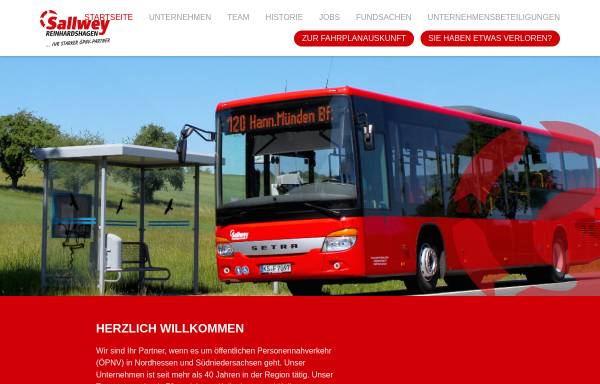 Vorschau von www.sallwey.de, Sallwey Busreisen