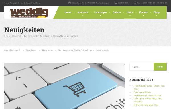 Webdesign Weddig und Keutel