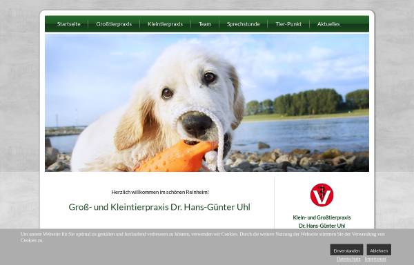 Vorschau von www.tierarzt-uhl.de, Tierarztpraxis Dr. Uhl