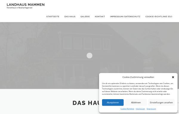 Vorschau von www.landhaus-mammen.de, Landhaus Mammen