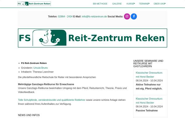 Vorschau von www.fs-reitzentrum.de, FS Reit-Zentrum Reken