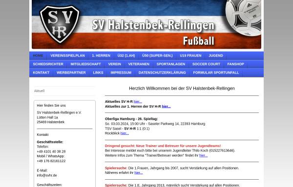 Vorschau von www.svhalstenbek-rellingen.de, SV Halstenbek-Rellingen e.V.