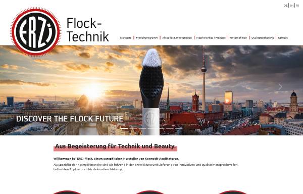 Vorschau von www.erziflock.de, Erzi-Flock-Technik GmbH & Co.KG