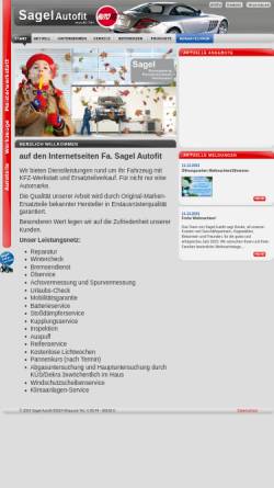 Vorschau der mobilen Webseite sagel-autofit.de, Sagel Autofit