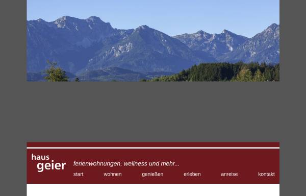 Vorschau von www.hausgeier.de, Haus Geier