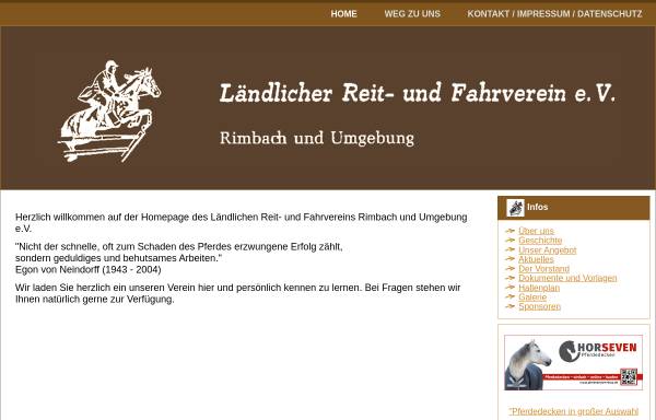 Ländlichen Reit- und Fahrverein Rimbach/Odenwald