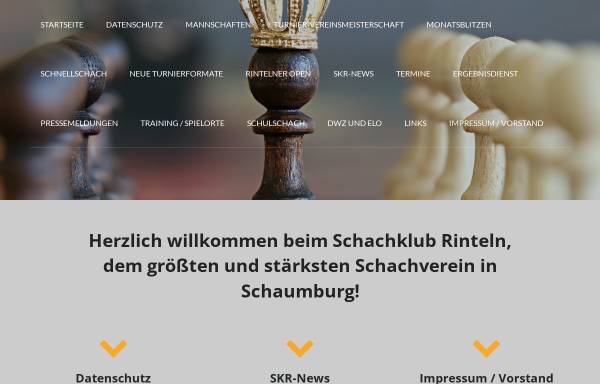 Vorschau von skrinteln.de, Schachklub Rinteln e.V.