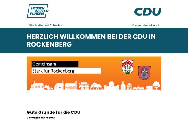 Vorschau von cdu-rockenberg.de, CDU-Gemeindeverband Rockenberg