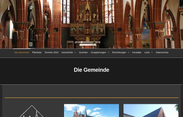 Vorschau von www.sanktmatthias.de, Katholische Kirchengemeinde St. Matthias Rodgau-Niederroden