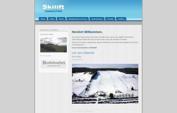 Skilift Donnstetten