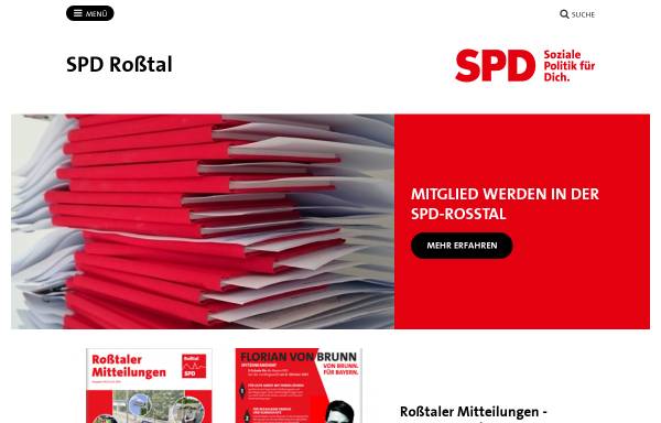 Vorschau von spd-rosstal.de, SPD Roßtal