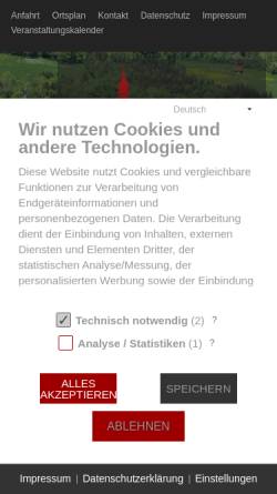 Vorschau der mobilen Webseite rottenbuch-boebing.de, Rottenbuch