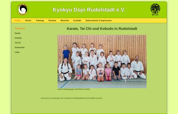 Vorschau von www.kyokyu.de, Kyokyu Dojo Rudolstadt e.V.