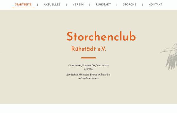 Vorschau von www.storchenclub.de, Storchenclub Rühstädt